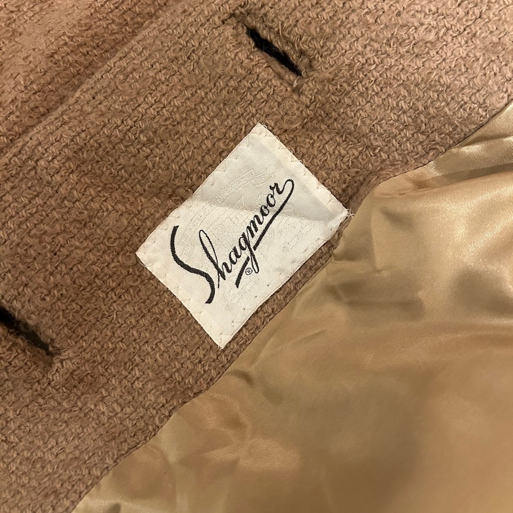 Vintage Shagmoor Coat With Faux Fur Collar - Picture 7 of 13